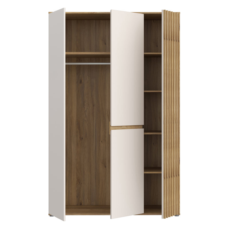 Tarance 3 Door Manufactured Wood Wardrobe