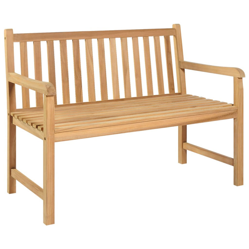 Banc de jardin en teck, H 35,4 po x l 44,9 po x P 23,6 po