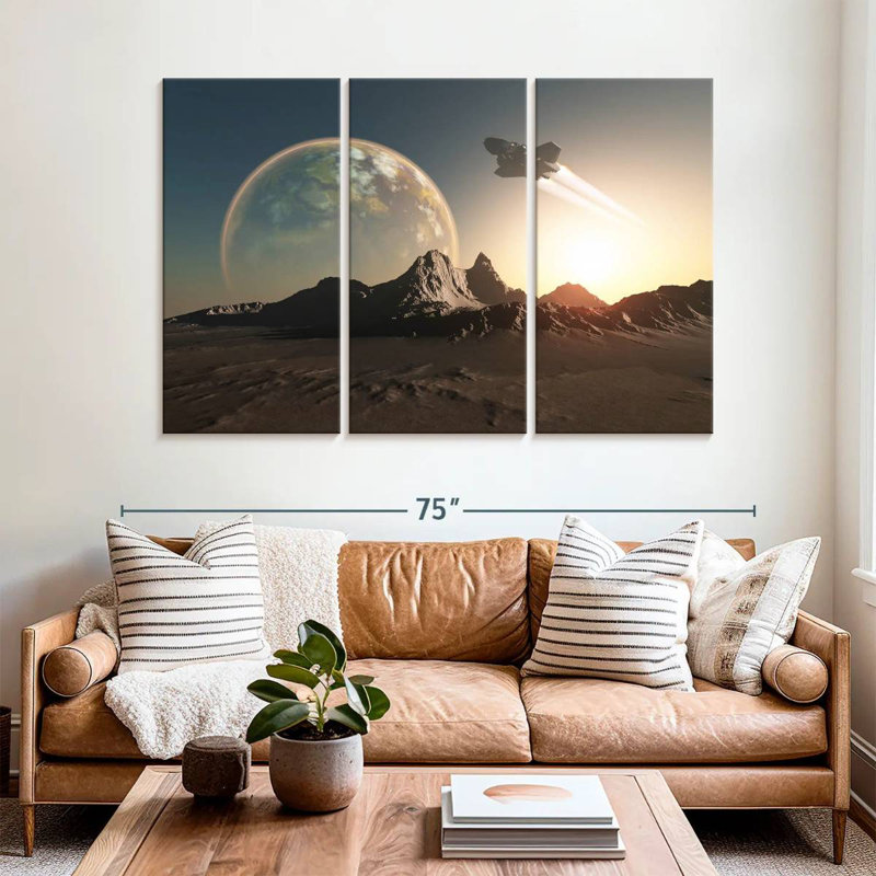 Kelan Spacecraft, 42" H x 65" W