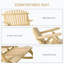Chaise longue d'extérieur en bois Nogue