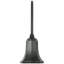 Thomas O'Brien, "Academy 19.5" Arched Mack Barn Light in Matte Black with 9.25" White Savannah Shade-585154375-585154372
