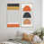 Toile avec cadre brun