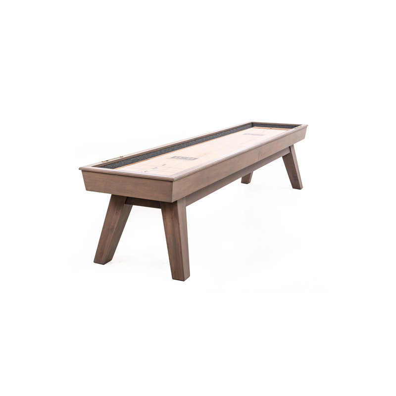 George Shuffleboard Table In Glazed Pearl With Professional Installation Included