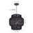 1 - Light Matte Black Geometric Pendant-858560189
