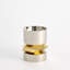 Romano Nickel Candle Holder-Short