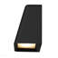 Applique murale 5,5 pouces DEL sable noir-961982710