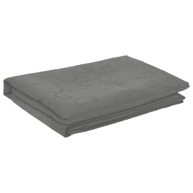  Table Cloth Dining Cover Kitchen Tablecloth Living Room Modern Jacquard, Light Grey, 180cm L