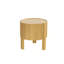 Ensemble de 3 tables basses et tables d'appoint en bois avec portes à fermeture en douceur pour rangement caché
