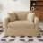 43.9" W Slipcovered Modern Accent Chair, Upholstered Single Sofa Chair With Pillows-2096311920