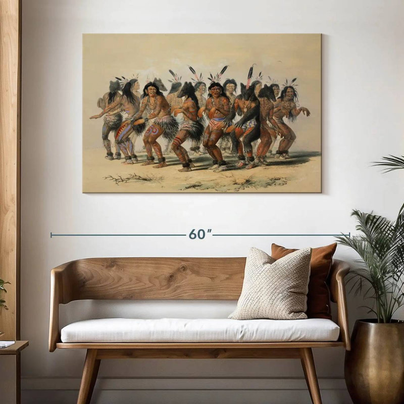 Lelar la danse des ours 1845, H 32 po x l 48 po
