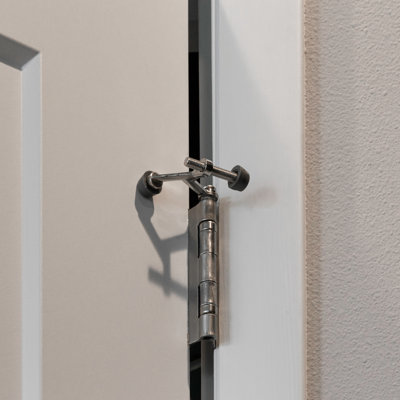 Butoir de porte standard à charnière en zinc 2-1 / 8 po x 1-3 / 4 po