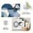 Navy Blue Curve Geo carpet-easy to clean, machine-washable, soft and comfortable; suitable for door mats, kitchens, living rooms, bedrooms, corridors, and laundry areas. Easy to clean, durable carpet for home decoration.-129741846