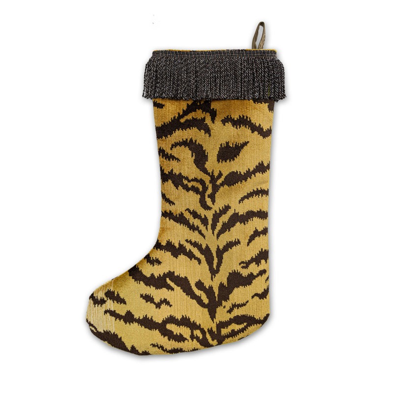 TIGRE STOCKING / TRIM, Or/noir