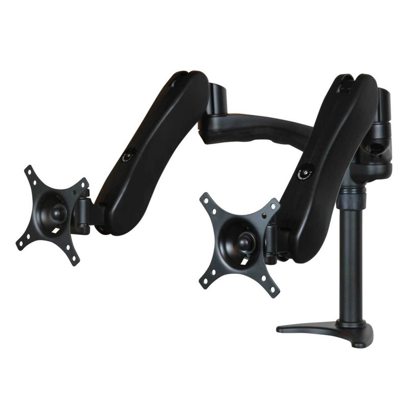 Support pour écran de bureau multi-écrans noir Hydro Series pouvant supporter jusqu'à 17,6 lb