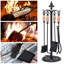 Kamra Iron Fireplace Tool Set