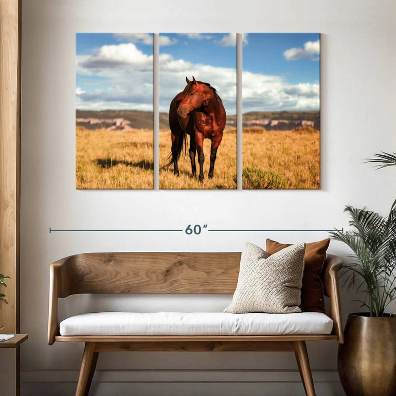 Wild Quarter Horse, 32" H x 50" W