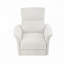 Fauteuil inclinable manuel en cuir synthétique