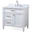 Ensemble de meuble-lavabo simple 36 po Guerrero-1088812803