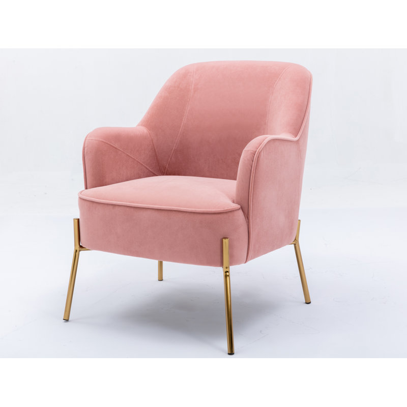 Sadowa Upholstered Armchair, Pink