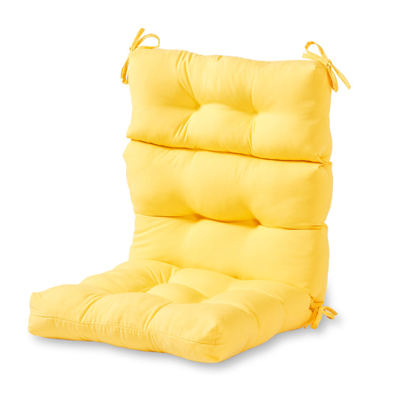 Lester Outdoor High Back Chair Cushion, Sunbeam, 2