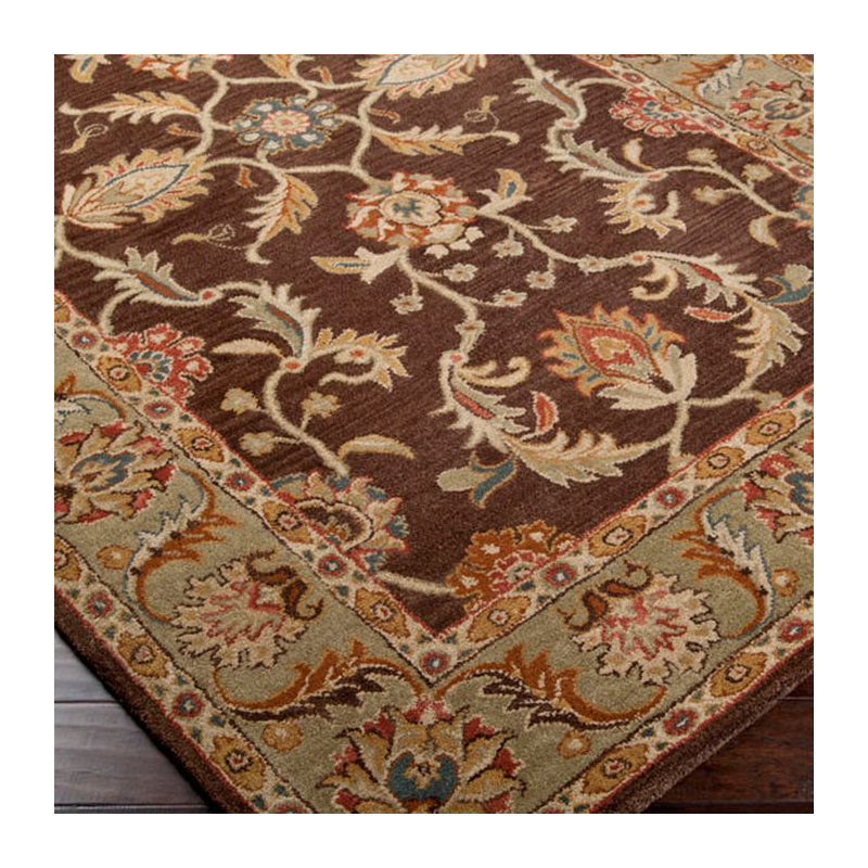 Waterston Hand Tufted Wool Oriental Indoor Rug, Rectangle 8' x 11'