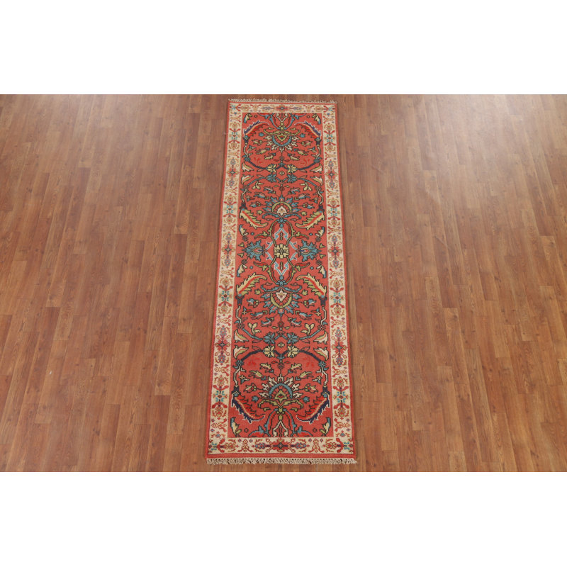 Tapis de couloir oriental floral 3 x 8