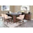 Taysom Mahogany Solid Wood Base Dining Table