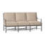Canapé en aluminium Monaco - gris ardoise-70040640-70040642-70040645
