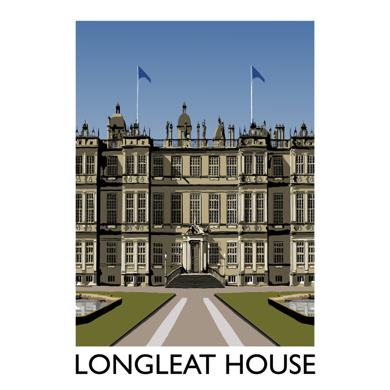 Longleat House by Richard O'Neil - Print, No Frame, 40 cm H x 30 cm W x 1 cm D
