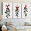 Art des Fêtes de Noël - toile tendue sur mesure - 3 pièces-117252433
