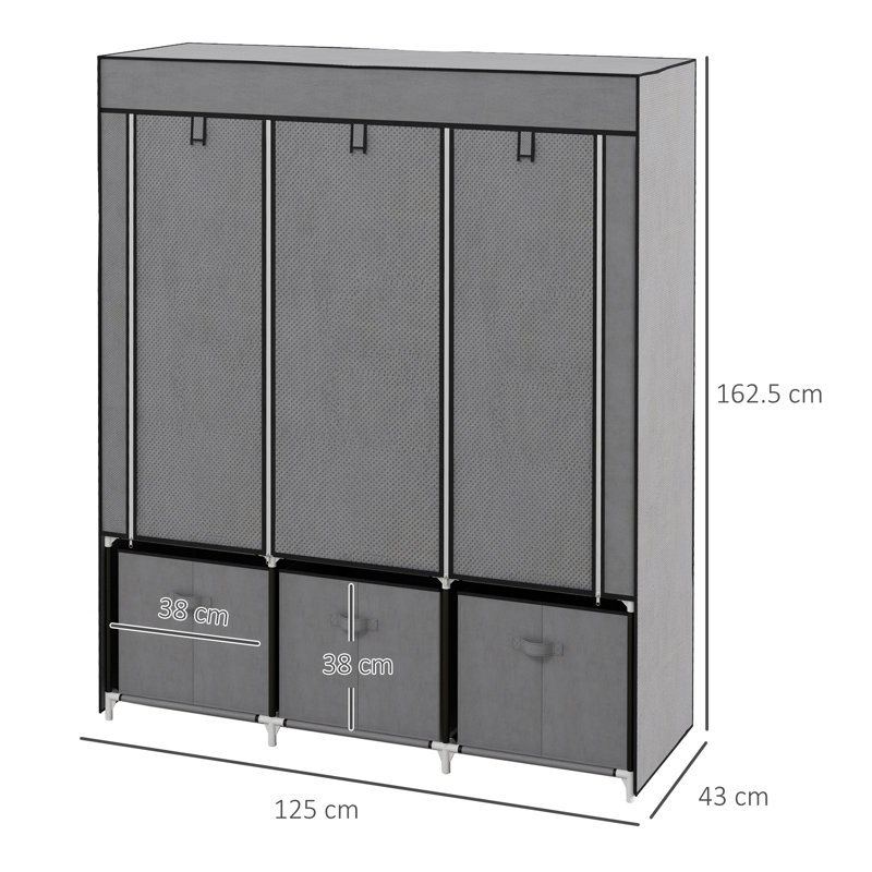 Beonica 125cm Closet System