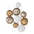 24.5" X 18" Contemporary Metal Wall Decor Accent