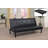Merridale Twin 64'' Faux Leather Tufted Convertible Sofa
