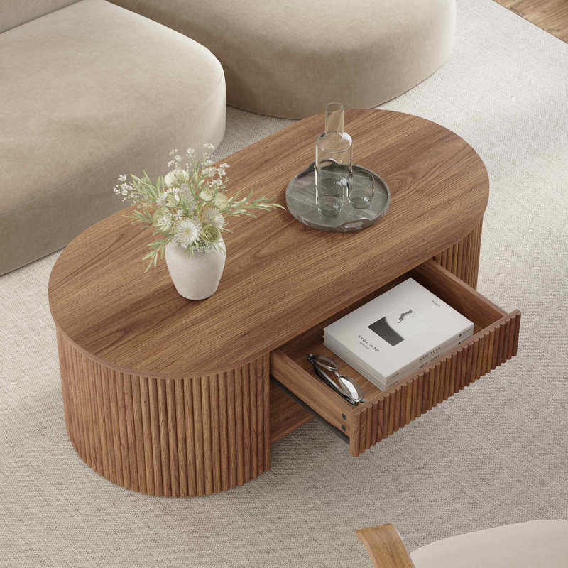 Table basse Guinna, Noyer