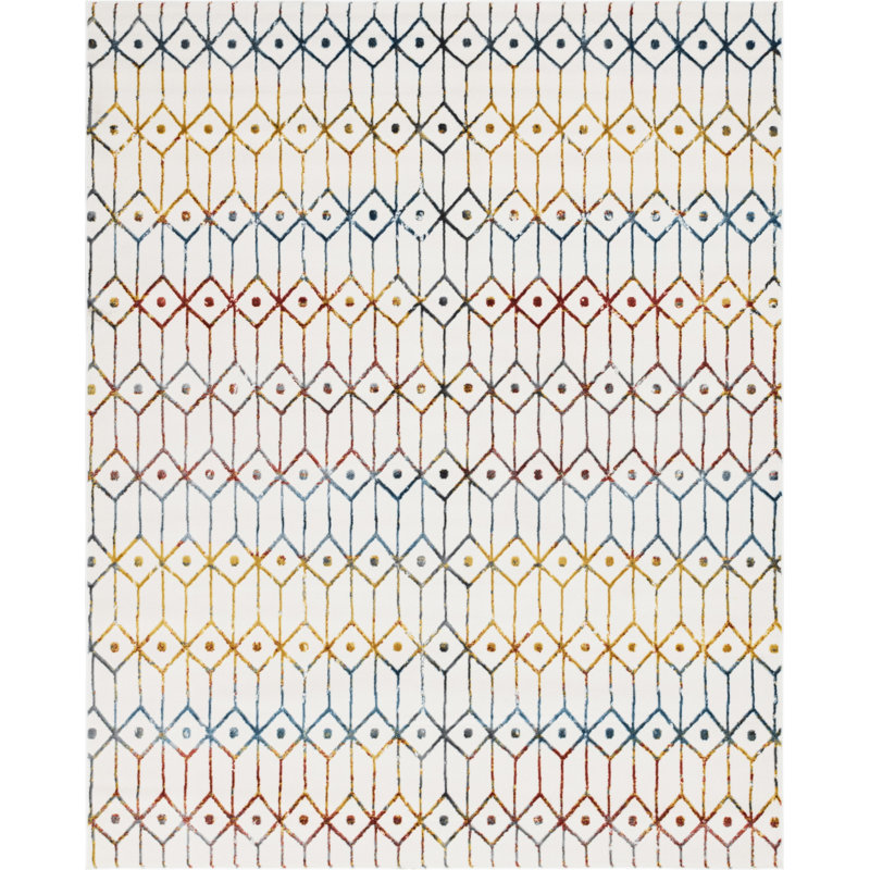 Okemah Geometric Indoor Rug, Rectangle 8' x 10'