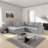 Behler 3-Piece Sleeper Sectional Sofa with USB Charge,Hidden Arm Storage and Storage Ottoman-908293132