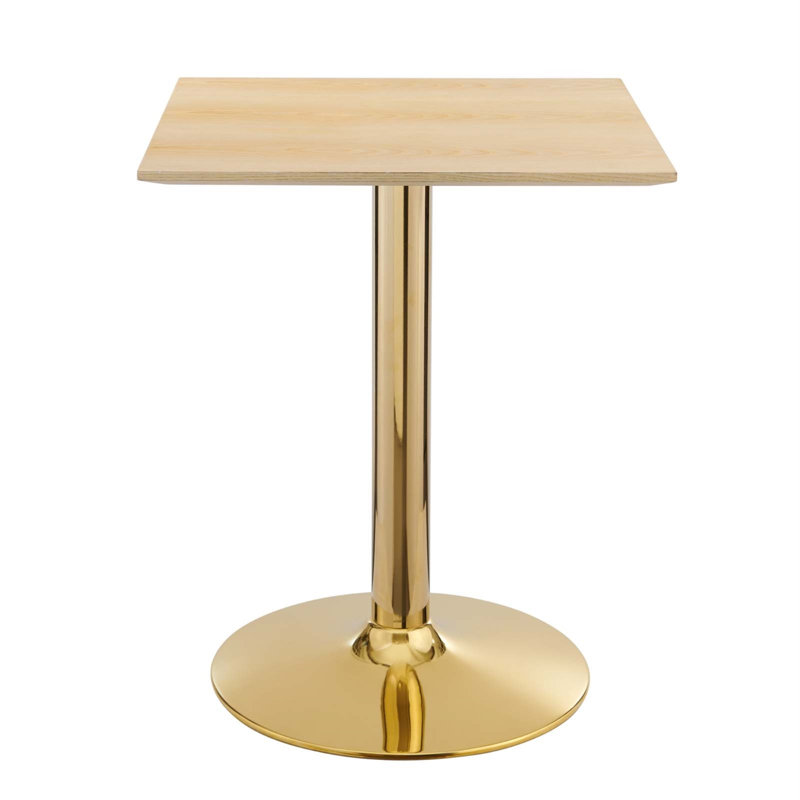 Table de salle à manger Modway, Naturel, L 24 po x L 24 po