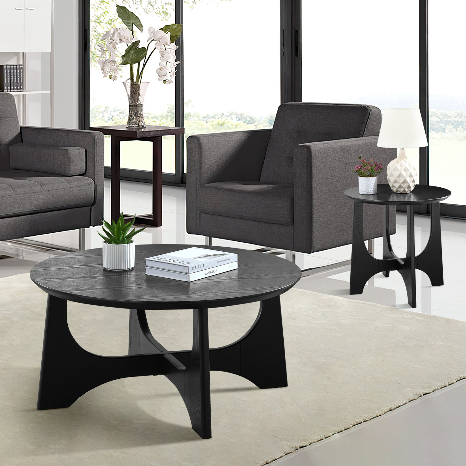 Red Barrel Studio® 2 Piece Coffee Table Set & Reviews | Wayfair