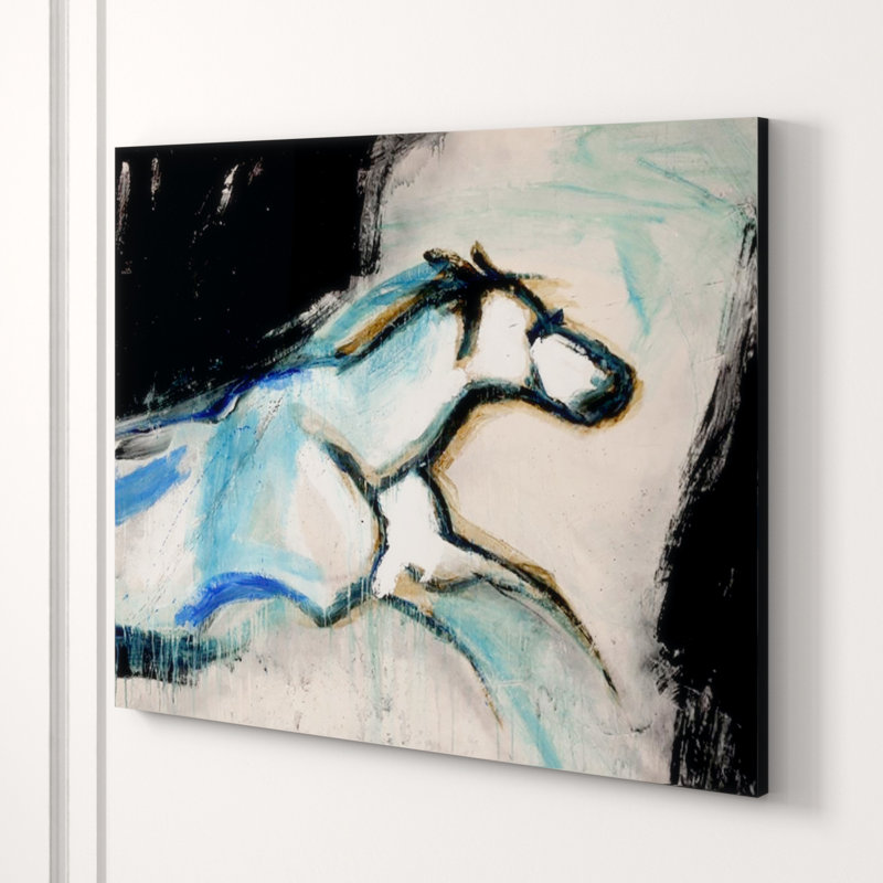 Silent Breakthrough Print by Chelsea Art Studio, Brush Gel, 40" H x 50" W x 1.5" D