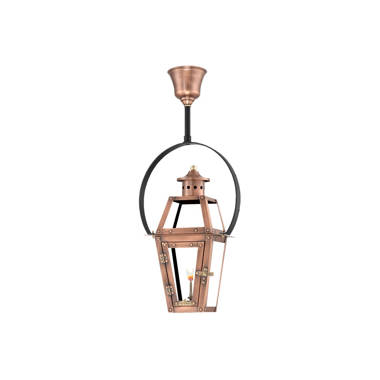 Vintage Gas & Electric Copper Lantern