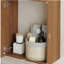 Meuble-lavabo flottant 16,5 po avec lavabo intégré en céramique et rangement - parfait pour les petites salles de bain