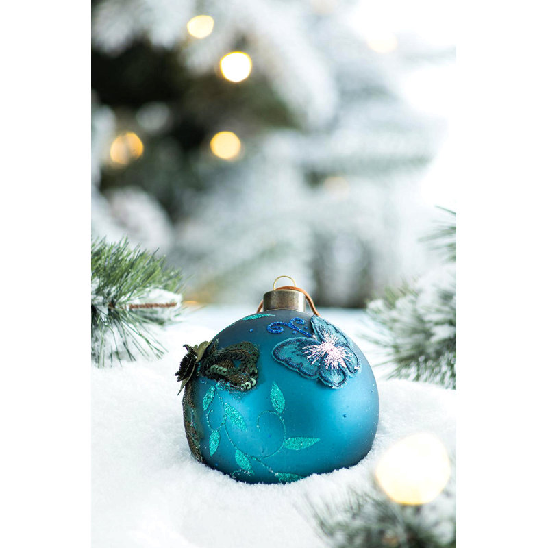 Boules de Noël, boules de Noël suspendues en verre pour décorations de fêtes