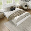  Lit plateforme en bois massif Jeinny avec pied de lit assorti-757682110-757682051