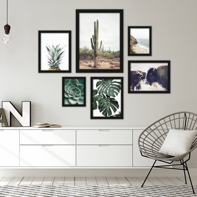Southwest Framed Outdoor Nature Wall Art by Sisi And Seb Print (6 Pieces)