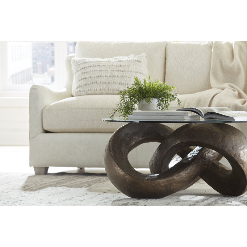 Table basse Trifoil, Bronze