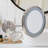 Jerdon 9.5" Lighted Wall Mount Magnified Makeup Mirror, Plug In-98208935