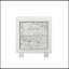Table de chevet en marbre blanc