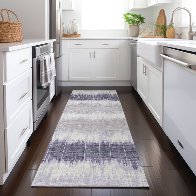 Lamanna Washable Striped Indoor / Outdoor Rug