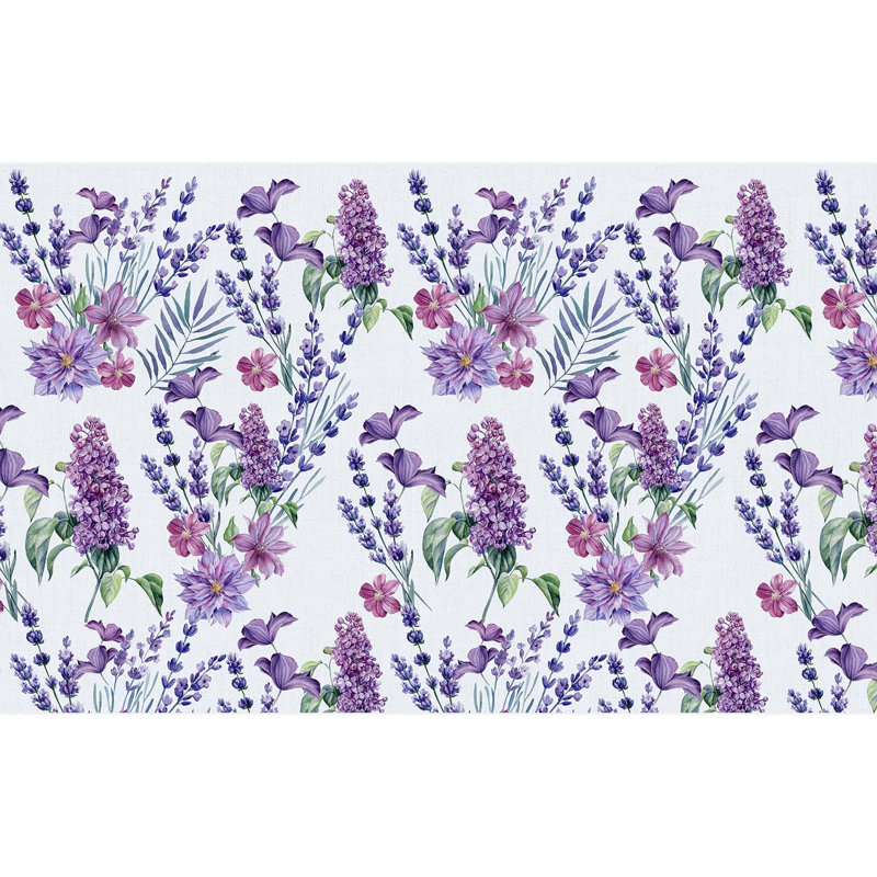 Floral Peel & Stick Floral, 120" L x 192" W