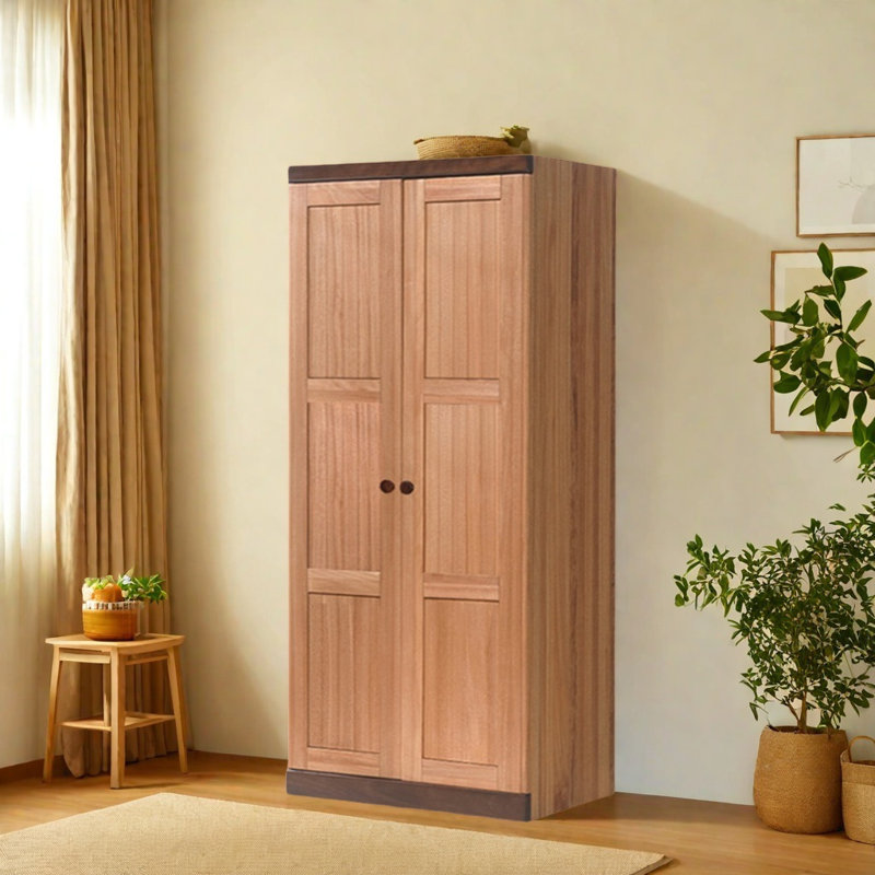 Garde-robe simple rétro, H 78,74 po x l 35,43 po x P 22,05 po